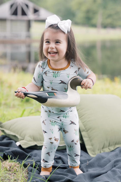 We Flock Together 2 Piece Short Sleeve Pajama Set