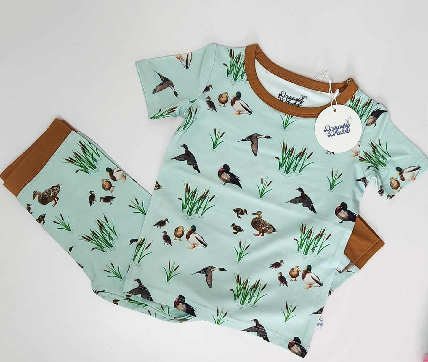 We Flock Together 2 Piece Short Sleeve Pajama Set