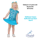 Wildflower Dreams Ruffle Shirt and Skort