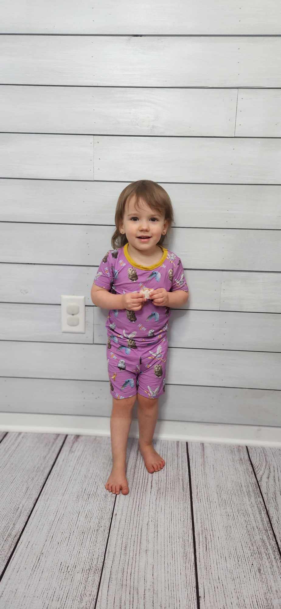 Wings Of Hope 2 Piece Short Sleeve and Shorts Pajama Set