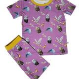 Wings Of Hope 2 Piece Short Sleeve and Shorts Pajama Set